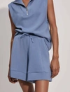 Varley Alder Drawstring Shorts In Blue