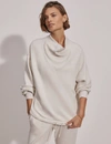 Varley - Betsy Sweat Ivory Marl - Atterley In White
