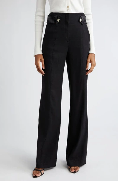 Veronica Beard Sunny Flare Pants In Black