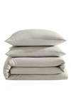 Calvin Klein Reversible Tencel® Lyocell Duvet Cover & Sham Set In Gray