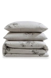 CALVIN KLEIN AQUARELLE MÉLANGE GAUZE DUVET COVER & SHAMS SET