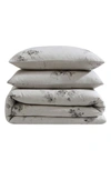 CALVIN KLEIN AQUARELLE MÉLANGE GAUZE COMFORTER & SHAMS SET