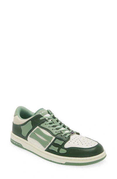 Amiri Skeleton Low Top Sneaker In Green