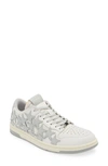 Amiri Stars Low Top Sneaker In White Grey
