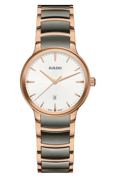 Rado Centrix Bracelet Watch, 30.5mm In Silverhite