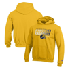 CHAMPION YOUTH CHAMPION  MAIZE MICHIGAN WOLVERINES COLLEGE FOOTBALL PLAYOFF 2023 NATIONAL CHAMPIONS PULLOVER 