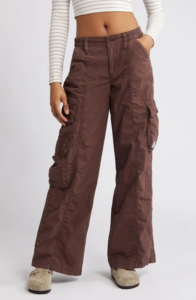 Bdg Urban Outfitters Y2k Cotton Cargo Pants In Chocolate