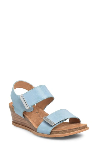 Söfft Verdi Ii Wedge Sandal In Teal