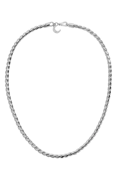 Lili Claspe Bruna Layered Chain Link Necklace In Metallic