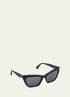 MAX MARA LOGO ACETATE CAT-EYE SUNGLASSES