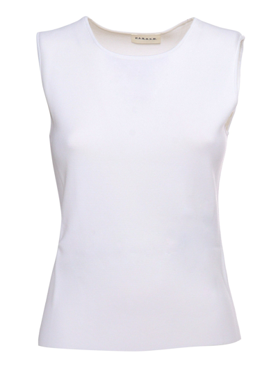 P.a.r.o.s.h Sleeveless Shirt In White