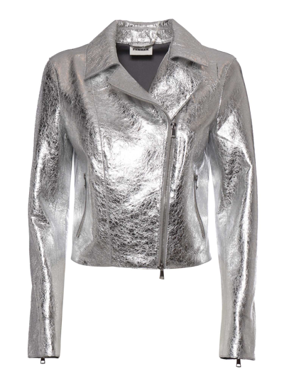 P.A.R.O.S.H SILVER BIKER JACKET
