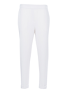 P.a.r.o.s.h Tapered-leg Crepe Trousers In White