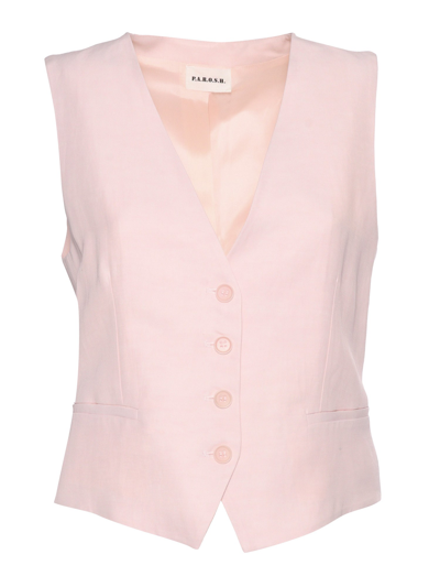 P.a.r.o.s.h Elegant Women's Vest In Pink