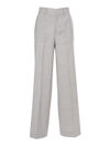 P.a.r.o.s.h Lillie Pants Wide-leg Pressed Crease In Gray