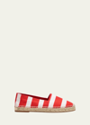 Manolo Blahnik Sombrille Stripe Cotton Espadrilles In Ypri901y