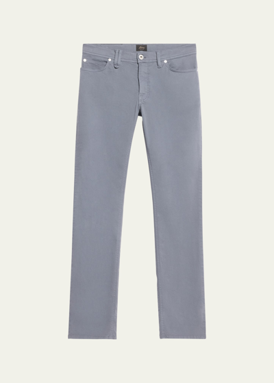 Brioni Men's Cotton-stretch 5-pocket Pants In Blue
