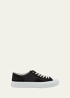 Givenchy Men's City Canvas Suede Low-top Sneakers In Black