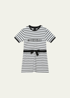 GIVENCHY GIRL'S STRIPED COTTON JERSEY DRESS