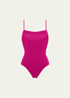 ERES AQUARELLE ONE-PIECE SWIMSUIT WITH THIN STRAPS