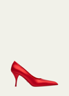 PRADA RASO SILK STILETTO PUMPS