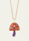 Brent Neale Magic Mushroom Pendant Necklace In Carnelian Amy Mlt