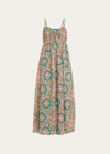 MOTHER THE LOOKING GLASS EMPIRE MAXI DRESS