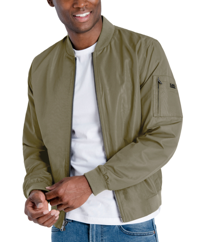 Michael Kors Men's Bomber Jacket, Created For Macy's In Sage