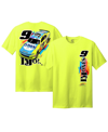 JOE GIBBS RACING TEAM COLLECTION MEN'S JOE GIBBS RACING TEAM COLLECTION YELLOW BRANDON JONES MENARDS/DAWN CAR T-SHIRT