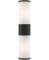Livex Norfolk 2 Light Outdoor Wall Lantern In Textured Black