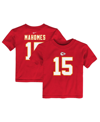 NIKE TODDLER BOYS AND GIRLS NIKE PATRICK MAHOMES RED KANSAS CITY CHIEFS PLAYER NAME AND NUMBER T-SHIRT
