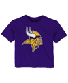 Outerstuff Toddler Boys And Girls Purple Minnesota Vikings Primary Logo T-shirt In Purple