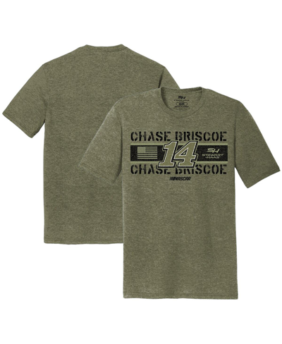Stewart-haas Racing Team Collection Men's  Green Chase Briscoe Flag Tri-blend T-shirt
