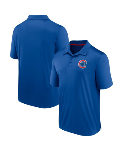 Fanatics Men's  Royal Chicago Cubs Fitted Polo Shirt