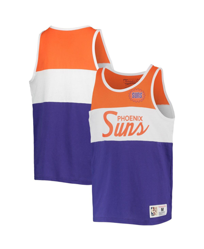 Mitchell & Ness Kids' Big Boys  Purple, Orange Phoenix Suns Hardwood Classics Special Script Tank Top In Purple,orange