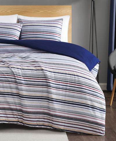 Truly Soft Teagan Stripe 3 Piece Comforter Set, King In Multi
