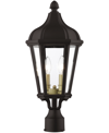 LIVEX MORGAN 2 LIGHT OUTDOOR POST TOP LANTERN