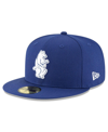 New Era Royal Chicago Cubs Cooperstown Collection Wool 59fifty Fitted Hat In Royal