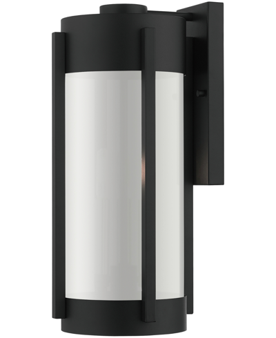 Livex Sheridan 2 Light Outdoor Wall Lantern In Black