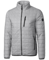 Cutter & Buck Rainier Primaloft Mens Big And Tall Eco Insulated Puffer Jacket In Gray