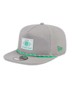 NEW ERA MEN'S NEW ERA GRAY AUSTIN FC ESTABLISHED PATCH 9FORTY A-FRAME TRUCKER ADJUSTABLE HAT