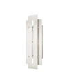 Livex Utrecht 1 Light Outdoor Wall Lantern In Brushed Nickel