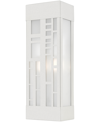 Livex Malmo 2 Light Outdoor Ada Sconce In Brushed Nickel