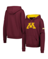 STADIUM ATHLETIC WOMEN'S STADIUM ATHLETIC MAROON MINNESOTA GOLDEN GOPHERS BIG LOGO PULLOVER HOODIE