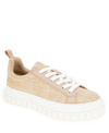 Bcbgeneration Riso Platform Sneaker In Natural Raffia
