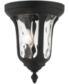 LIVEX OXFORD 2 LIGHT OUTDOOR CEILING MOUNT