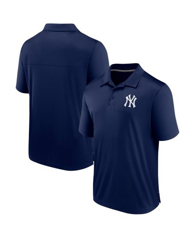 Fanatics Men's  Navy New York Yankees Fitted Polo Shirt