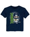 OUTERSTUFF TODDLER BOYS AND GIRLS NAVY SEATTLE SEAHAWKS SCRAPPY SEQUEL T-SHIRT