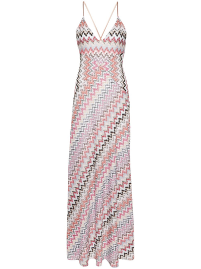Missoni Zigzag-woven Maxi Dress In Multi