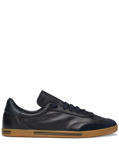 Dolce & Gabbana Saint Tropez Low-top Sneakers In Blue